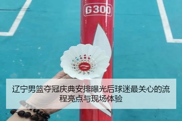 辽宁男篮夺冠庆典安排曝光后球迷最关心的流程亮点与现场体验